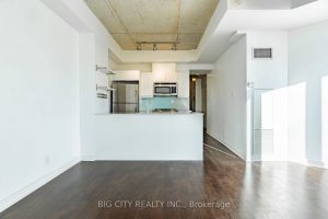 1-bedroom condo apartment for rent in Toronto — 1102 - 127 Queen Street E