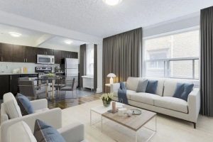 1-bedroom condo apartment for rent in Toronto — 12 - 2402 Queen Street E