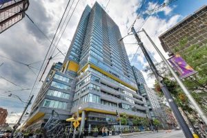 1-bedroom condo apartment for rent in Toronto — 1208 - 8 Charlotte Street