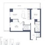 2-bedroom condo apartment for rent in Toronto — 1405 - 15 Lower Jarvis Street (Photo 2)
