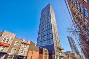 1-bedroom condo apartment for rent in Toronto — 1502 - 319 Jarvis Street