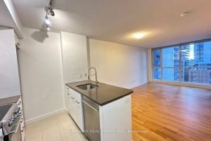 1-bedroom condo apartment for rent in Toronto — 1601 - 295 Adelaide Street W