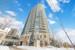 1-bedroom condo apartment for rent in Toronto — 1808 - 18 Holmes Avenue