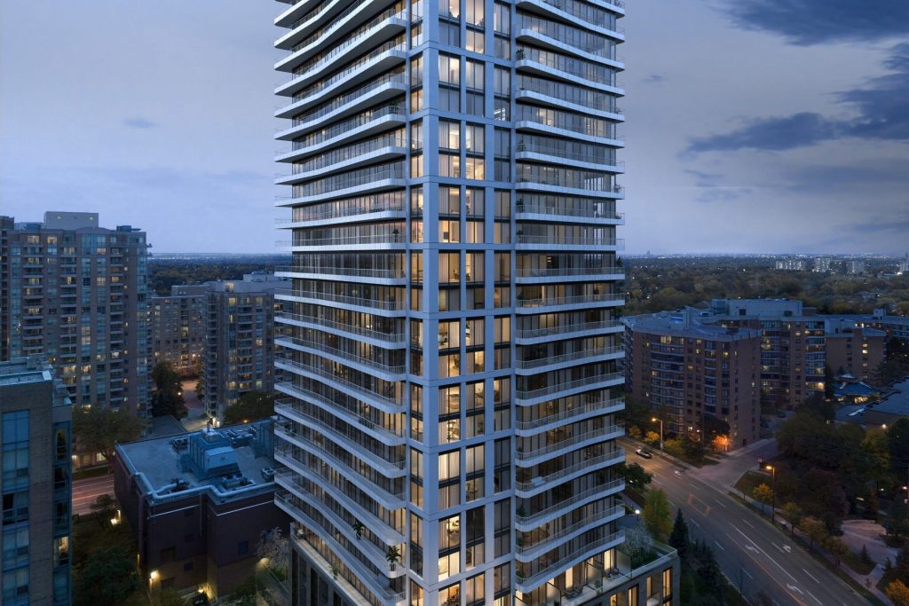 1-bedroom condo apartment for rent in Toronto — 2104 - 36 Olive Avenue (Photo 1)