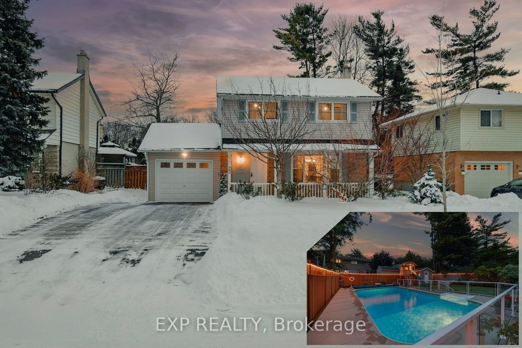 3-bedroom detached home for sale in Kitchener — 23 Dooley Drive (Photo 1)