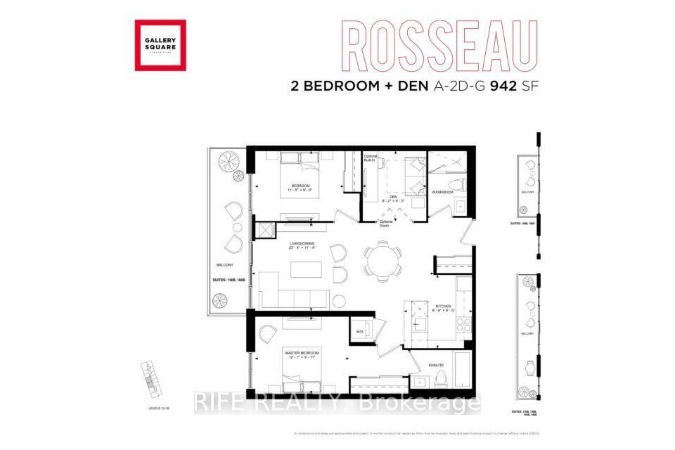 2-bedroom condo apartment for rent in Markham — 304 - 38 Simcoe Promenade (Photo 1)