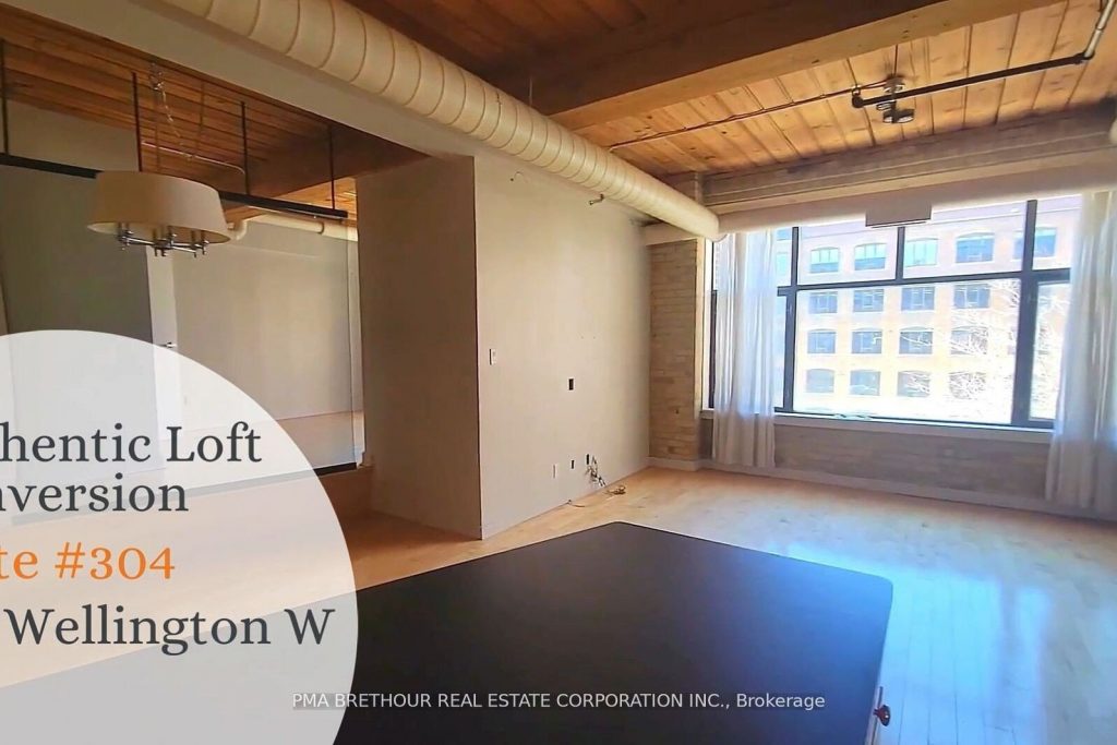 1-bedroom condo apartment for rent in Toronto — 304 - 436 Wellington Street W (Photo 1)