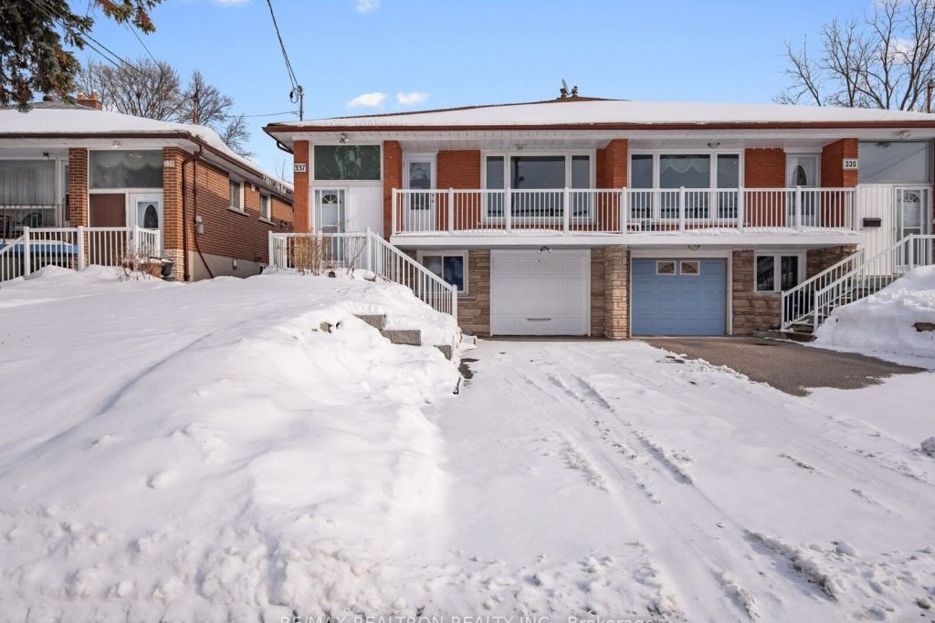 3-bedroom semi-detached home for sale in Toronto — 337 Wilmington Avenue (Photo 1)