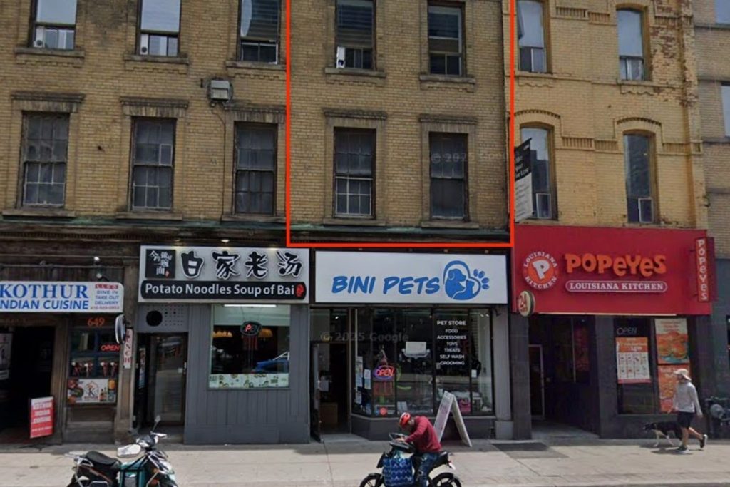 Studio commercial retail home for rent in Toronto — 3F/4F - 647 Yonge Street (Photo 1)