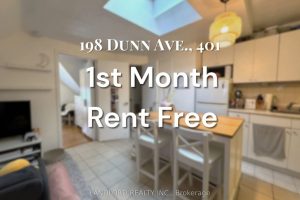 1-bedroom multiplex home for rent in Toronto — 401 - 198 Dunn Avenue