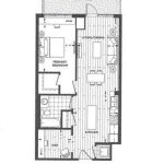 1-bedroom condo apartment for rent in Hamilton — 461 Green Road (Photo 2)