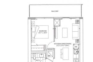 1-bedroom condo apartment for rent in Vaughan — 5310 - 225 Commerce Street