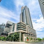 1-bedroom condo apartment for rent in Toronto — 607 - 59 Annie Craig Drive (Photo 1)