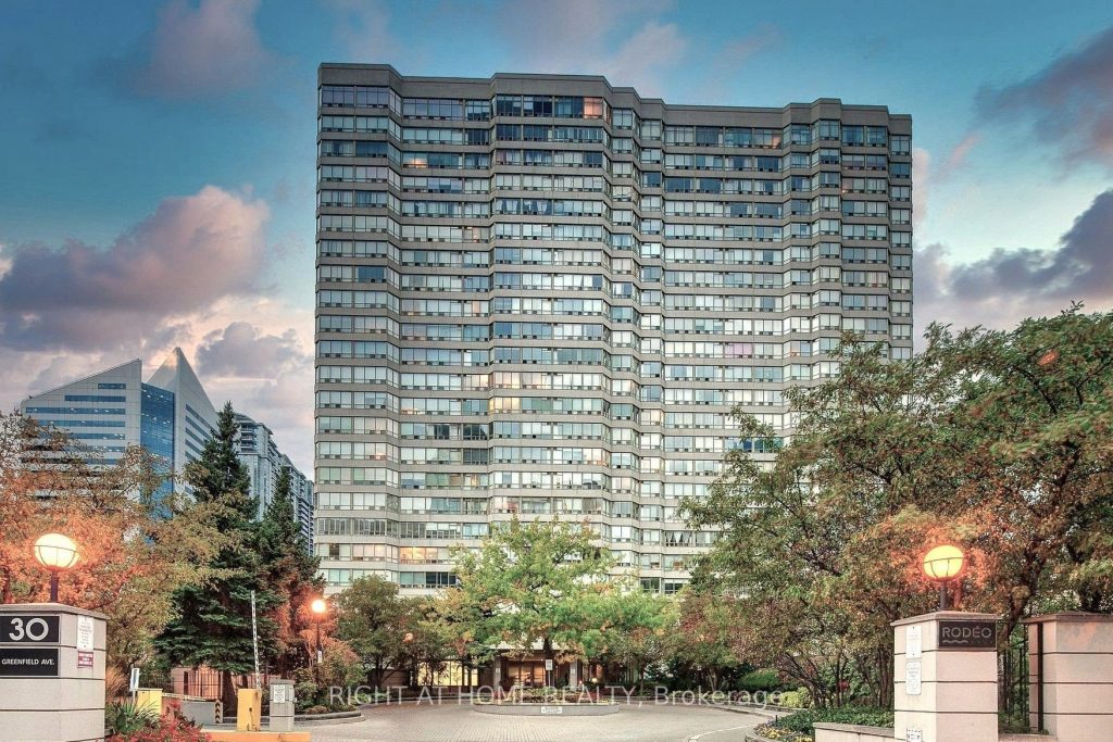 2-bedroom condo apartment for rent in Toronto — 614 - 30 Greenfield Avenue (Photo 1)