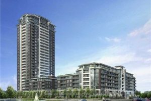 1-bedroom condo apartment for rent in Markham — 717 - 25 Water Walk Drive