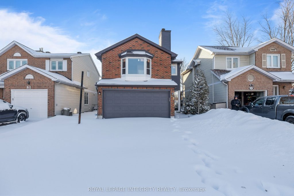 3-bedroom detached home for sale in Ottawa — 83 Saddle Crescent (Photo 1)