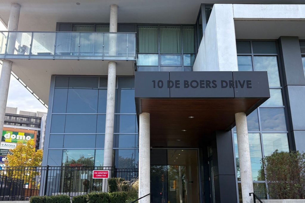 2-bedroom common element condo for sale in Toronto — 910 - 10 De Boers Drive (Photo 1)