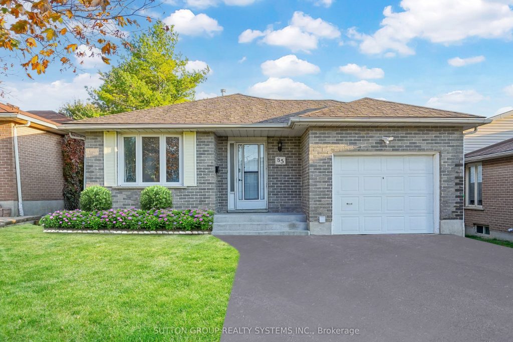 3-bedroom detached home for rent in Kitchener — Lower - 85 Covington Crescent (Photo 1)