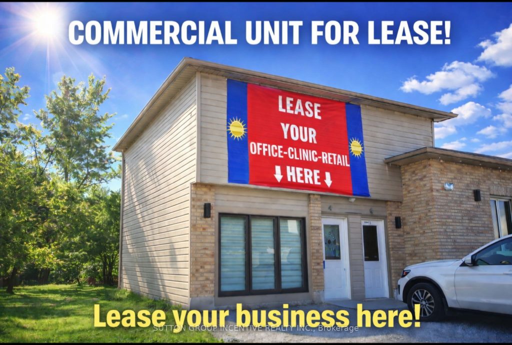 Studio commercial retail home for rent in Innisfil — UNIT #3 - 2091 25 Side Road (Photo 1)
