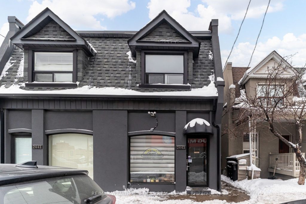 1-bedroom semi-detached home for rent in Toronto — Upper - 2443 Dundas Street W (Photo 1)