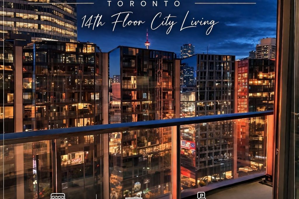 3-bedroom condo apartment for rent in Toronto — 1403 - 20 Edward Street (Photo 1)
