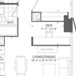 1-bedroom condo apartment for rent in Toronto — 2507 - 88 Harbour Street (Photo 2)