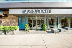 Studio condo apartment for rent in Toronto — 2512 - 125 Redpath Avenue