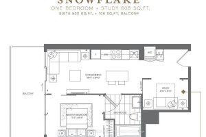 1-bedroom condo apartment for rent in Toronto — 2811 - 3 Gloucester Street