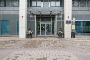 1-bedroom condo apartment for rent in Toronto — 332 - 31 Tippett Road