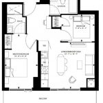 2-bedroom condo apartment for rent in Toronto — 3711 - 8 Widmer Street (Photo 2)