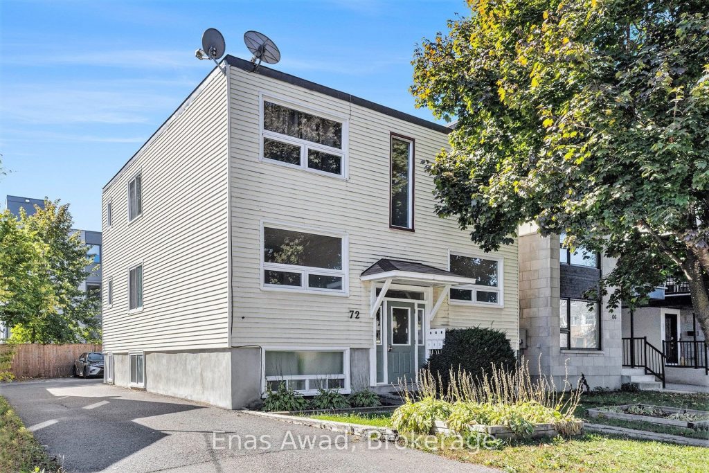 3-bedroom triplex home for rent in Ottawa — 3 - 72 Jolliet Avenue (Photo 1)