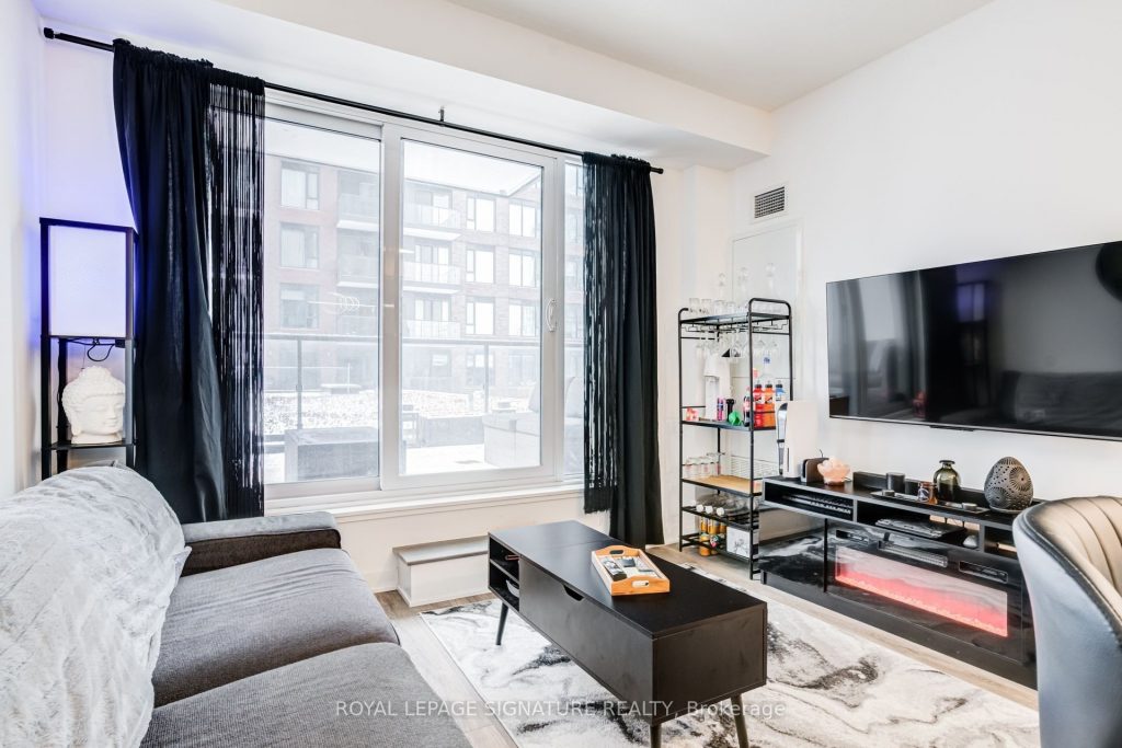 1-bedroom condo apartment for rent in Toronto — 507 - 130 River Street (Photo 1)