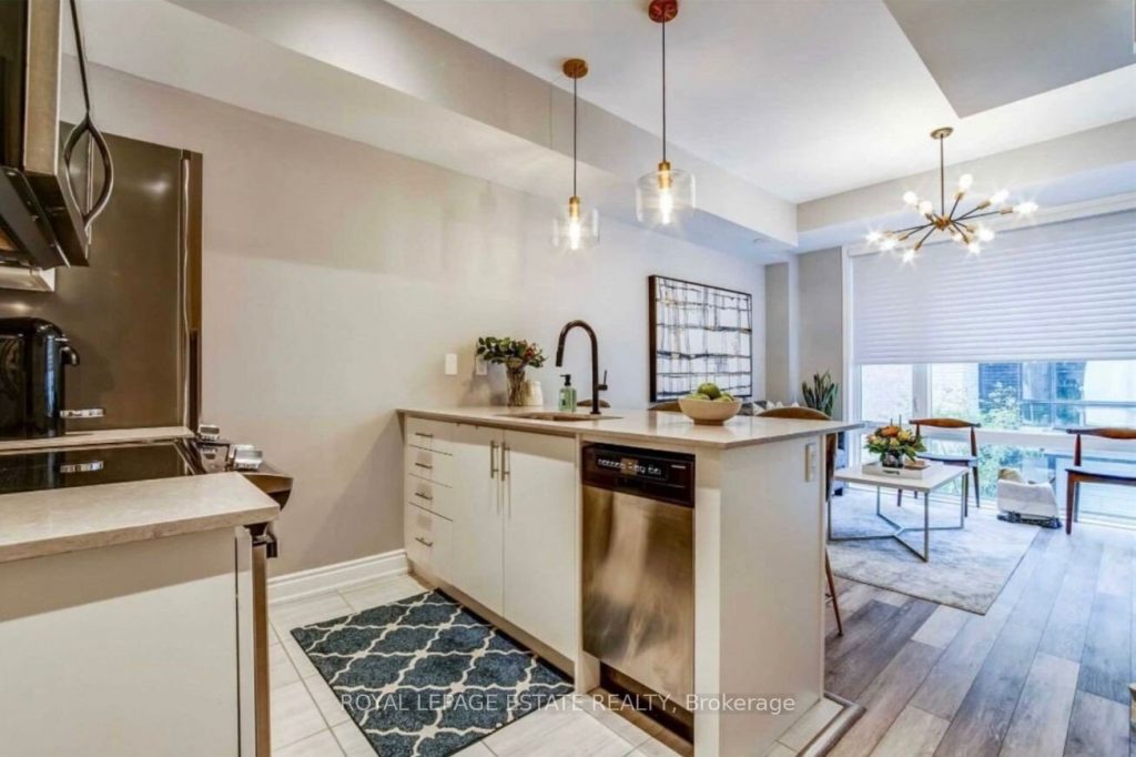 2-bedroom condo townhouse for rent in Toronto — 66 - 28 Fieldway Road (Photo 1)
