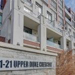 2-bedroom condo apartment for rent in Markham — 901 - 1 Upper Duke Crescent (Photo 1)