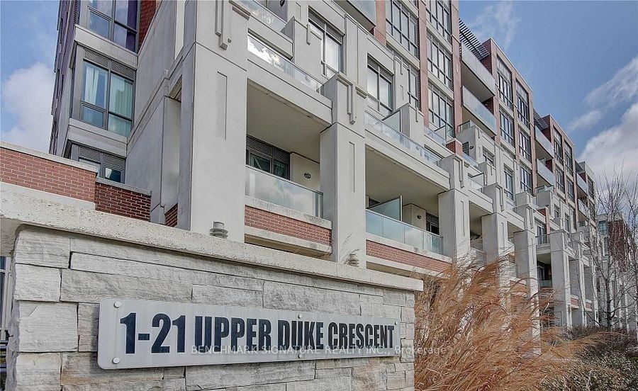 2-bedroom condo apartment for rent in Markham — 901 - 1 Upper Duke Crescent (Photo 1)