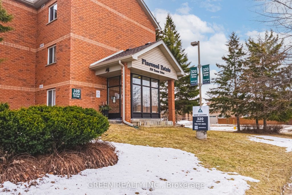 1-bedroom condo apartment for rent in Barrie — B03 - 320 Emms Drive (Photo 1)