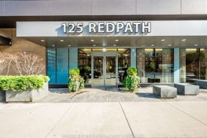 1-bedroom condo apartment for rent in Toronto — PH103 - 125 Redpath Avenue