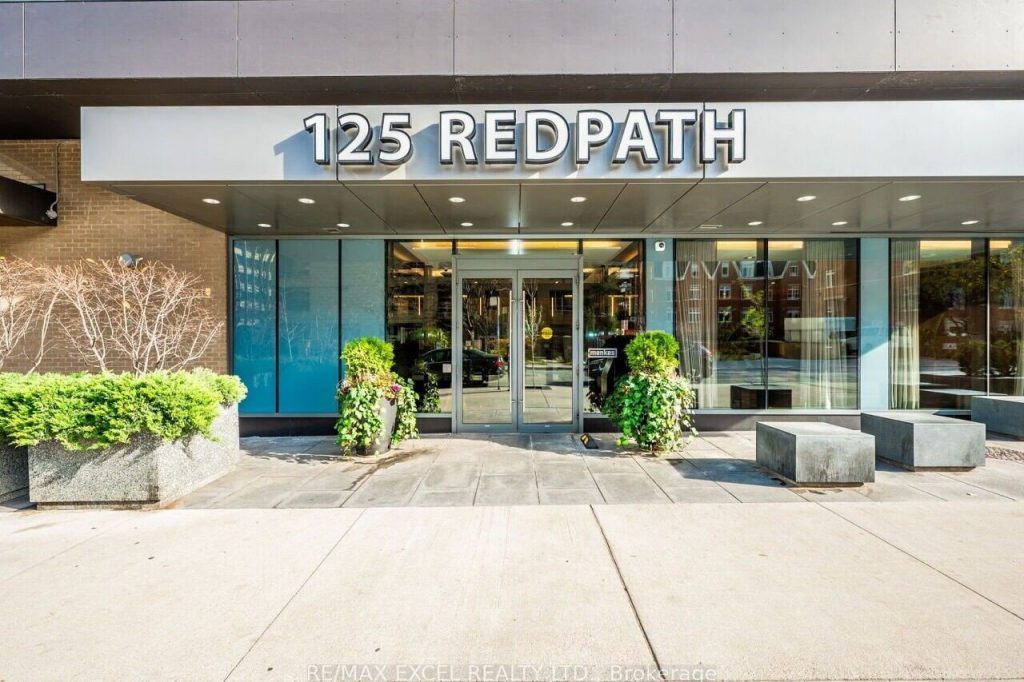 1-bedroom condo apartment for rent in Toronto — PH103 - 125 Redpath Avenue (Photo 1)