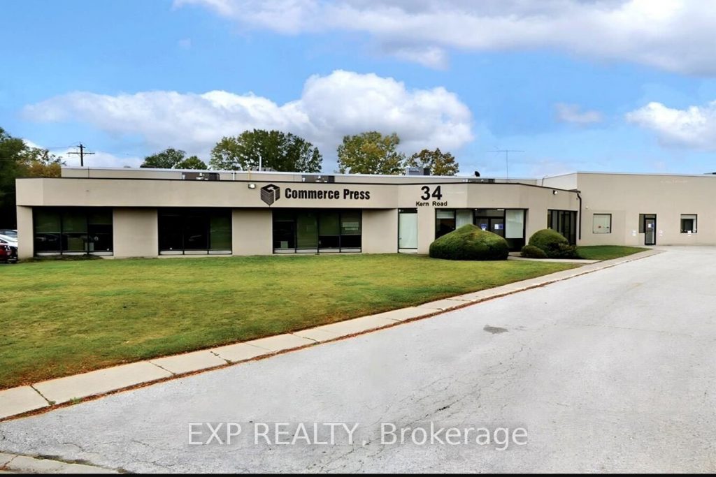 Studio commercial retail home for rent in Toronto — Unit 6 - 34 Kern Road (Photo 1)