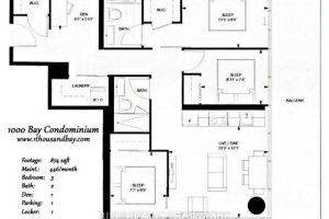 1-bedroom condo apartment for rent in Toronto — 1308 Master - 57 St Joseph Street