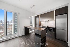 1-bedroom condo apartment for rent in Toronto — 1706 - 70 Ordnance Street