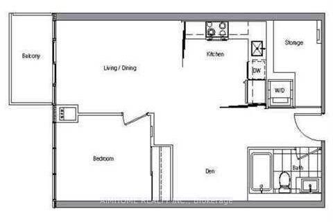1-bedroom condo apartment for rent in Toronto — 2016 - 121 Mcmahon Drive (Photo 1)