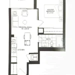 1-bedroom condo apartment for rent in Toronto — 210 - 1700 Avenue Road (Photo 5)