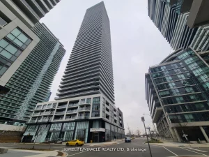 1-bedroom condo apartment for rent in Toronto — 2503 - 70 Annie Craig Drive
