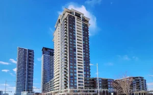 2-bedroom condo apartment for rent in Markham — 2508 - 15 Water Walk Drive
