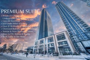 2-bedroom condo apartment for rent in Toronto — 3536 - 5 Mabelle Avenue
