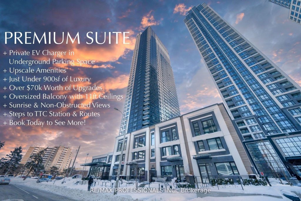 2-bedroom condo apartment for rent in Toronto — 3536 - 5 Mabelle Avenue (Photo 1)