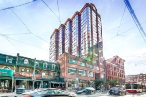 1-bedroom condo apartment for rent in Toronto — 510 - 393 King Street W