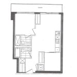 1-bedroom common element condo for rent in Toronto — 608 - 161 Roehampton Avenue (Photo 4)