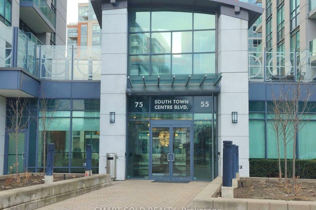 2-bedroom condo apartment for rent in Markham — 702 - 75 South Town Centre Boulevard (Photo 1)